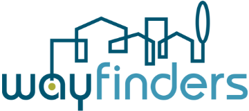 Way Finders print logo